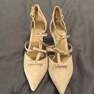 Linea Paolo Calista Strappy Pump - Blush Suede